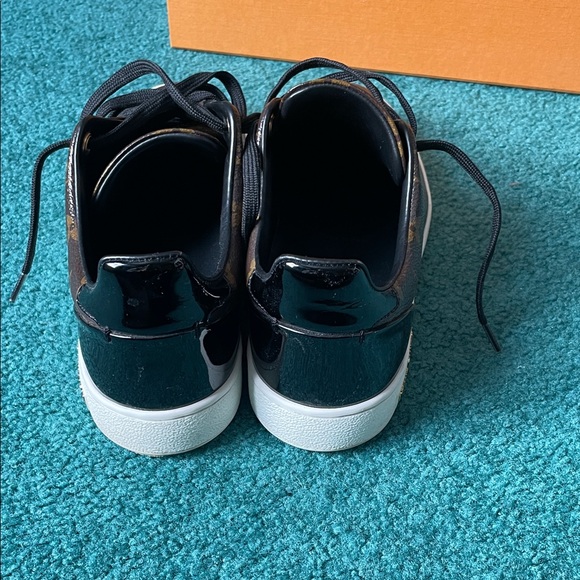 Louis Vuitton Black and Brown Monogram Sneakers - Picture 8 of 8